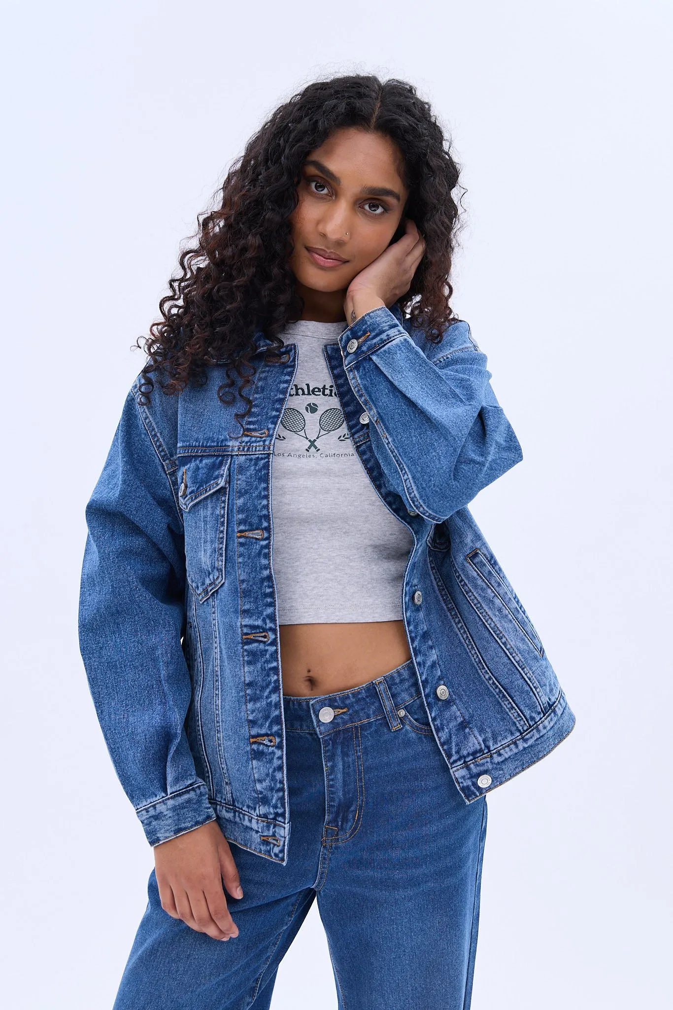 Denim Trucker Jacket sold by Bluenotes product image thumbnail 5