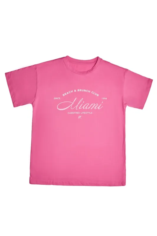 Miami Graphic Relaxed Tee sold by Bluenotes