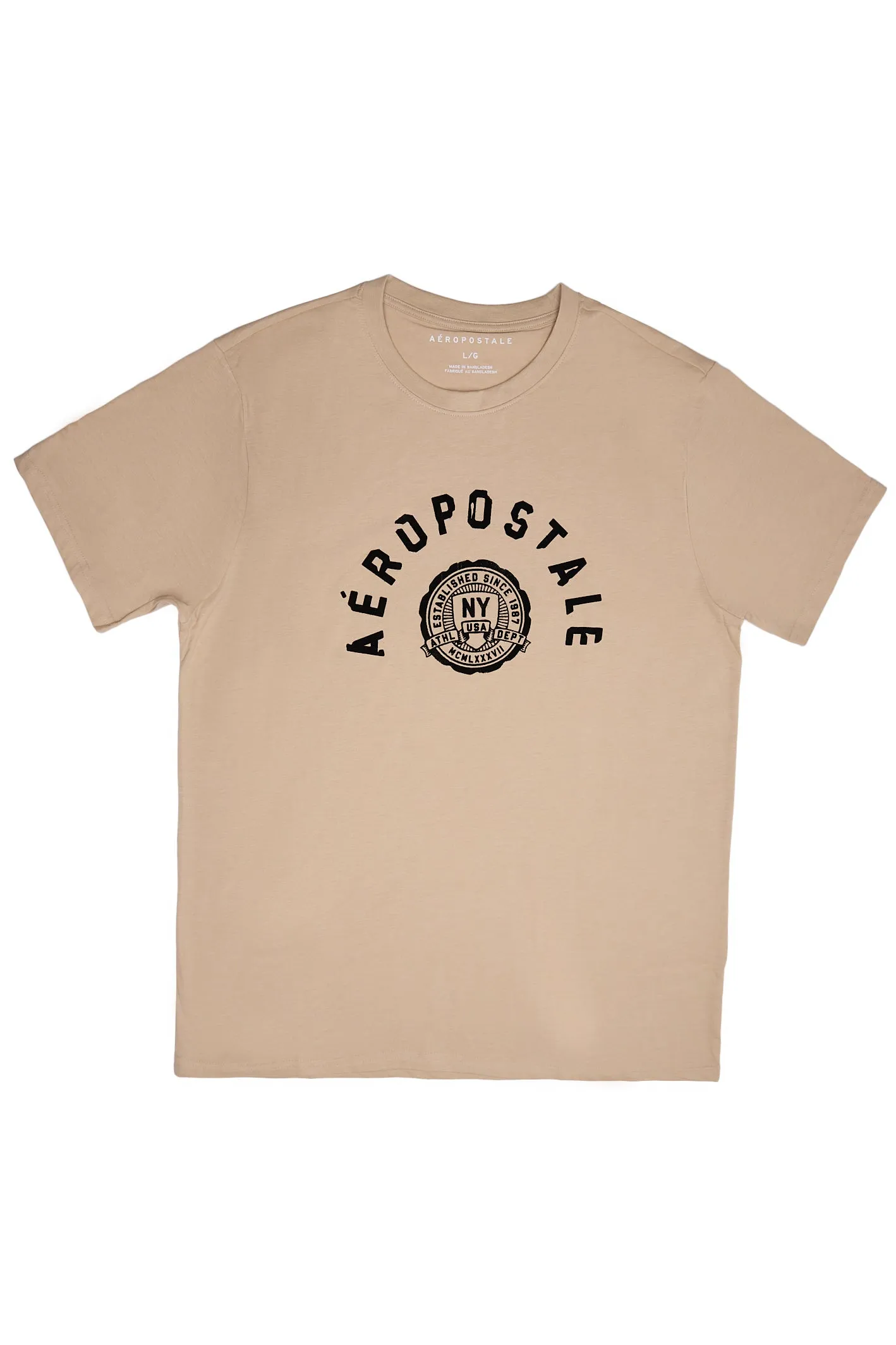 Aéropostale Flocked Crest Graphic Tee sold by Bluenotes product image thumbnail 4