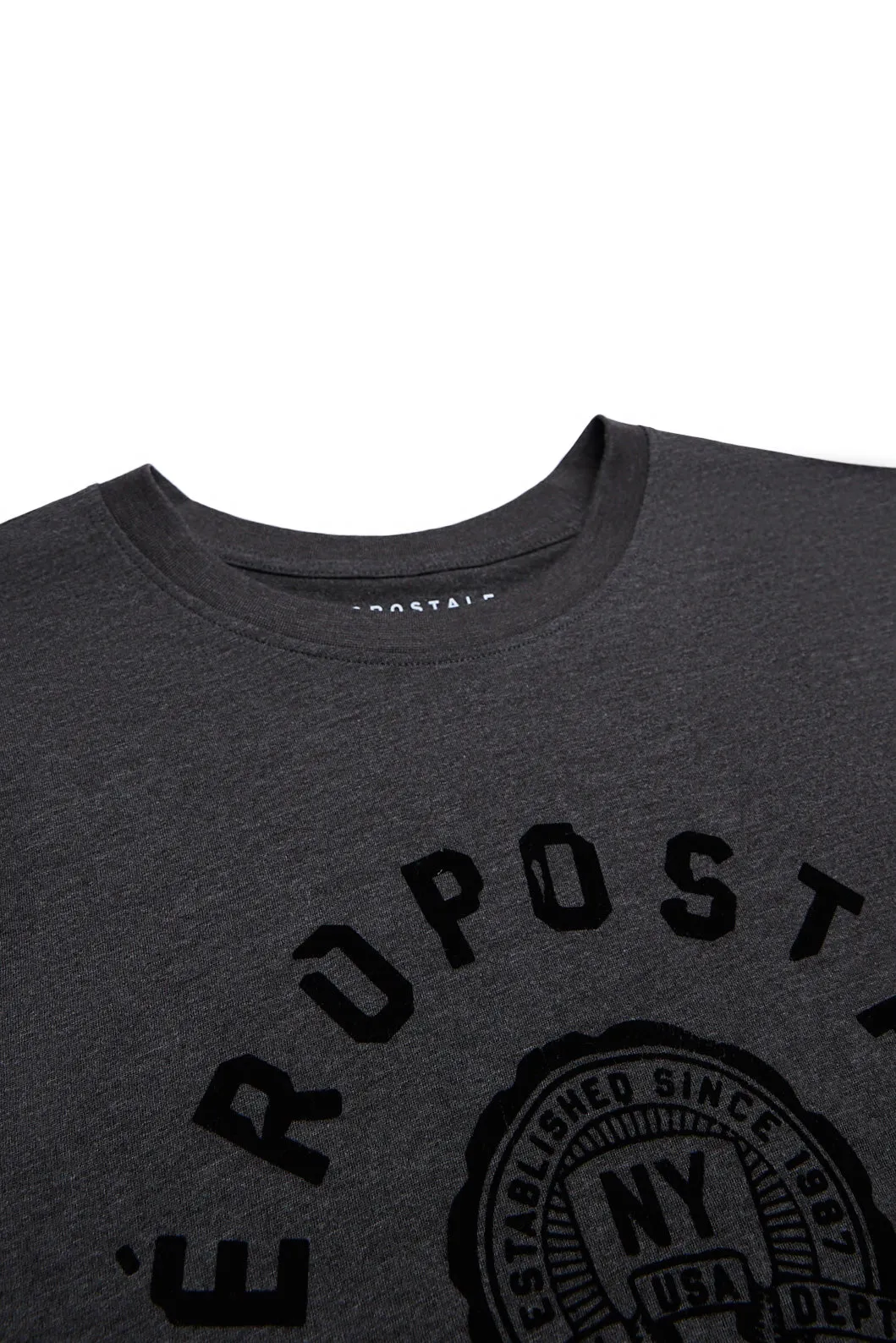 Aéropostale Flocked Crest Graphic Tee sold by Bluenotes product image thumbnail 3