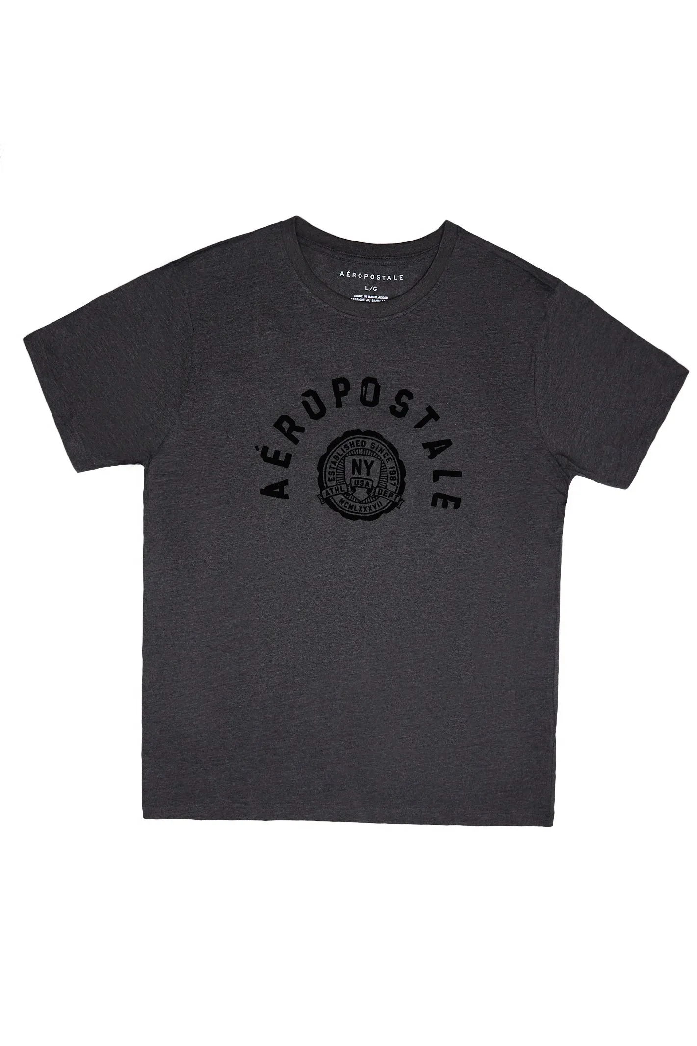 Aéropostale Flocked Crest Graphic Tee sold by Bluenotes product image thumbnail 2