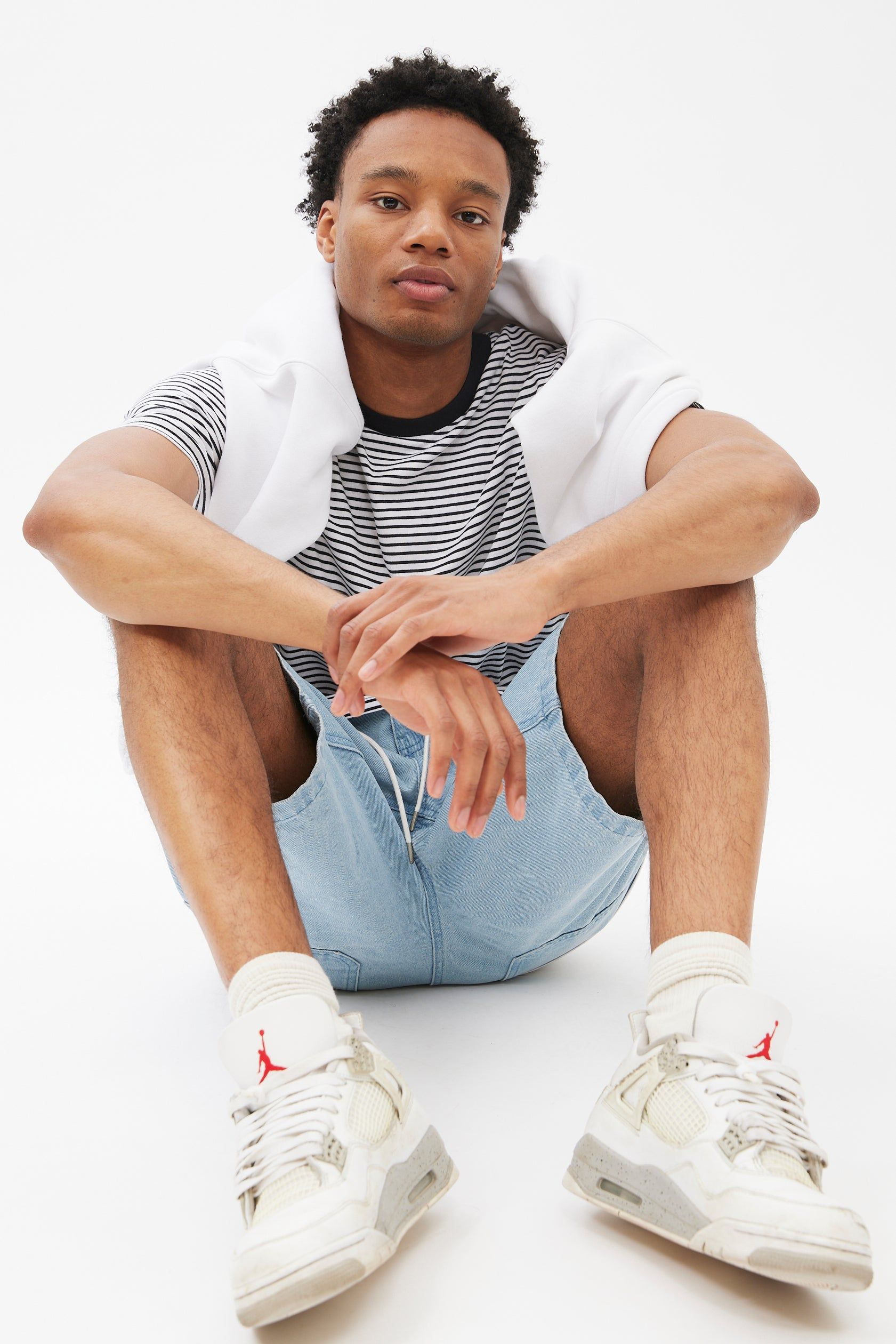 Relaxed Denim Jogger Short sold by Bluenotes product image thumbnail 4