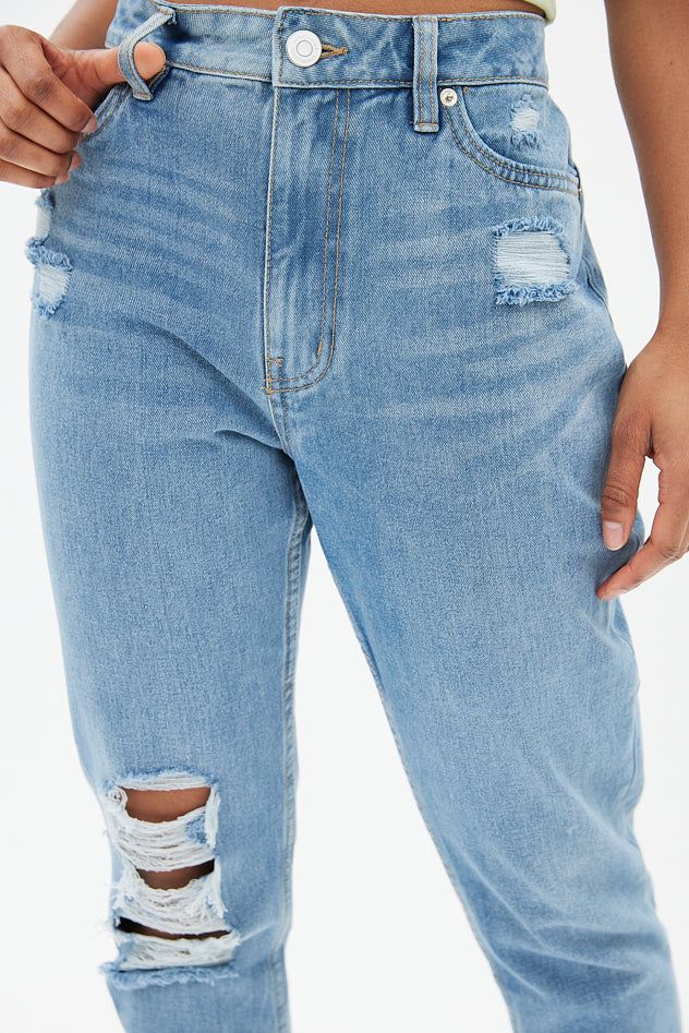 AERO Premium Air High Rise Mom Jean sold by Bluenotes product image thumbnail 3