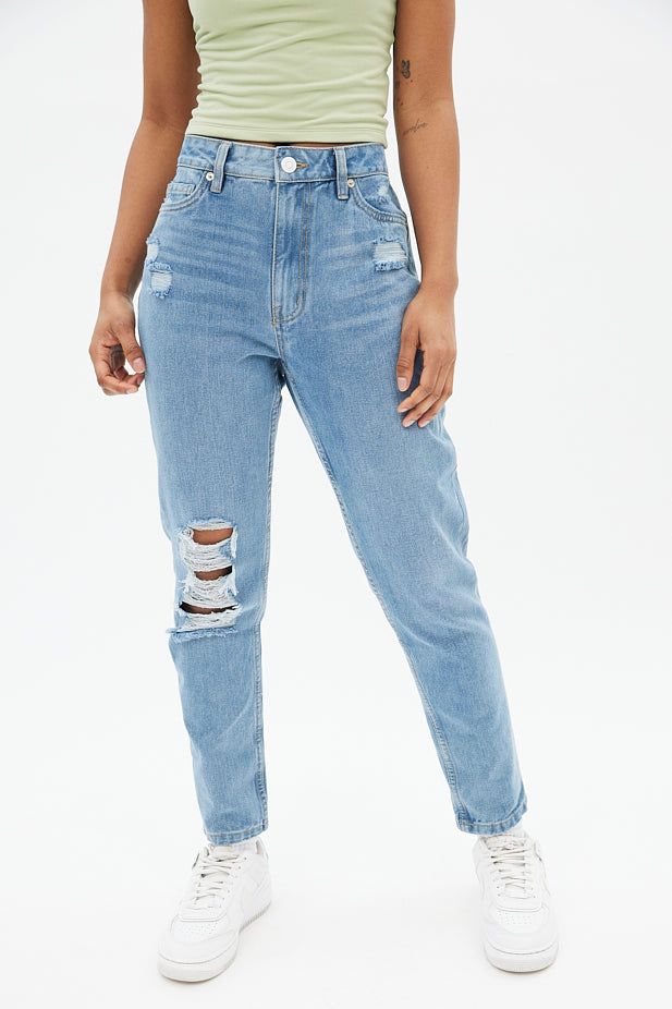 AERO Premium Air High Rise Mom Jean sold by Bluenotes