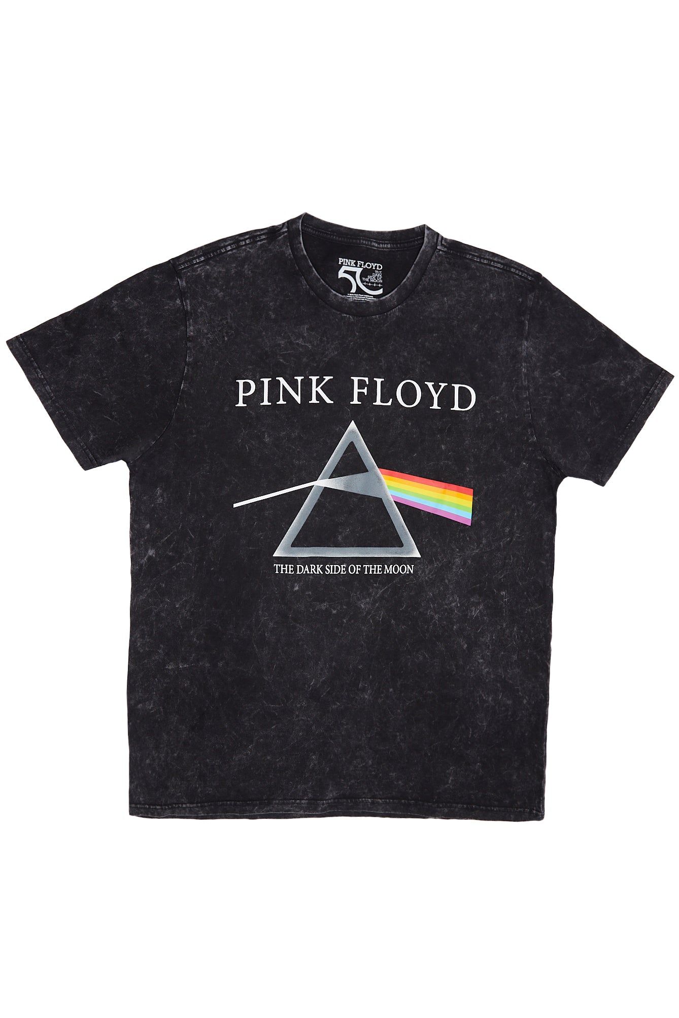 Pink Floyd Dark Side Of The Moon Graphic Acid Wash Tee sold by Bluenotes