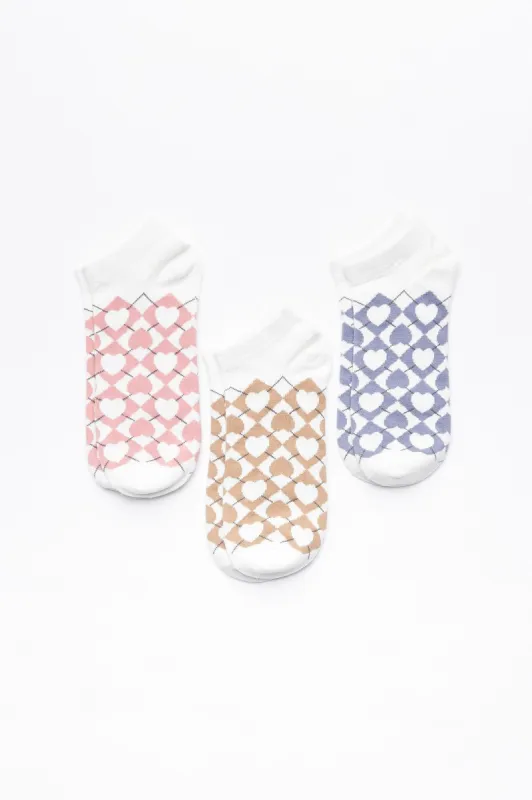 AERO Graphic Ankle Socks 3-Pack sold by Bluenotes