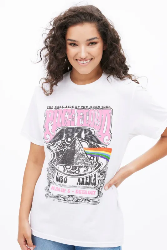 Pink Floyd Cobo Arena Graphic Boyfriend Tee sold by Bluenotes