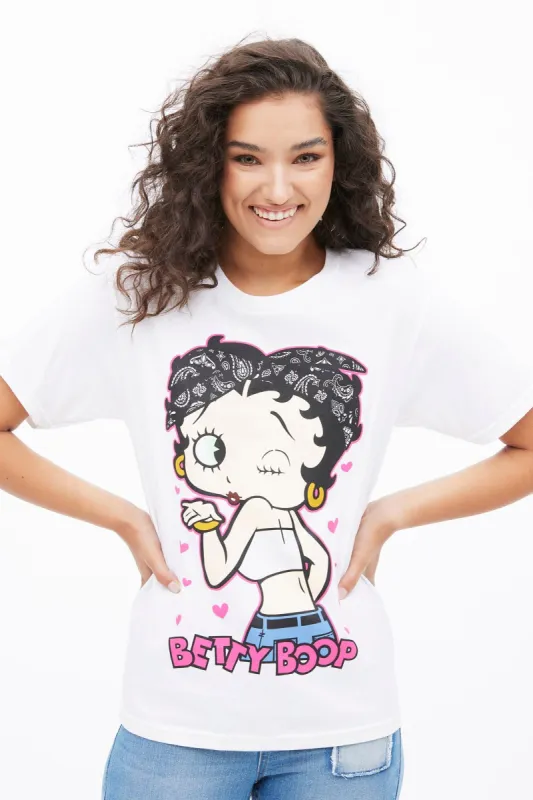 Betty Boop Graphic Boyfriend Tee sold by Bluenotes