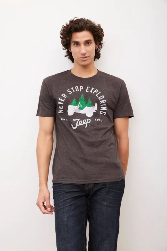 Jeep Never Stop Exploring Tee sold by Bluenotes