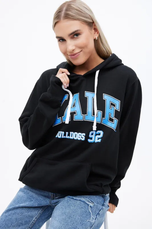 Yale Bulldogs 92 Graphic Boyfriend Pullover Hoodie sold by Bluenotes