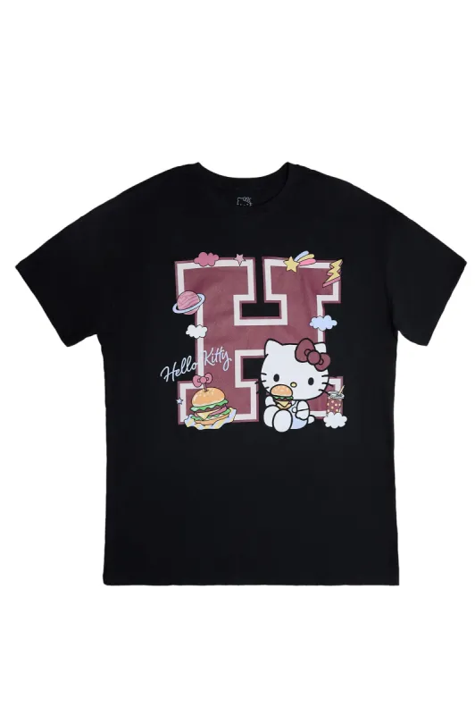 Hello Kitty H Graphic Relaxed Tee sold by Bluenotes