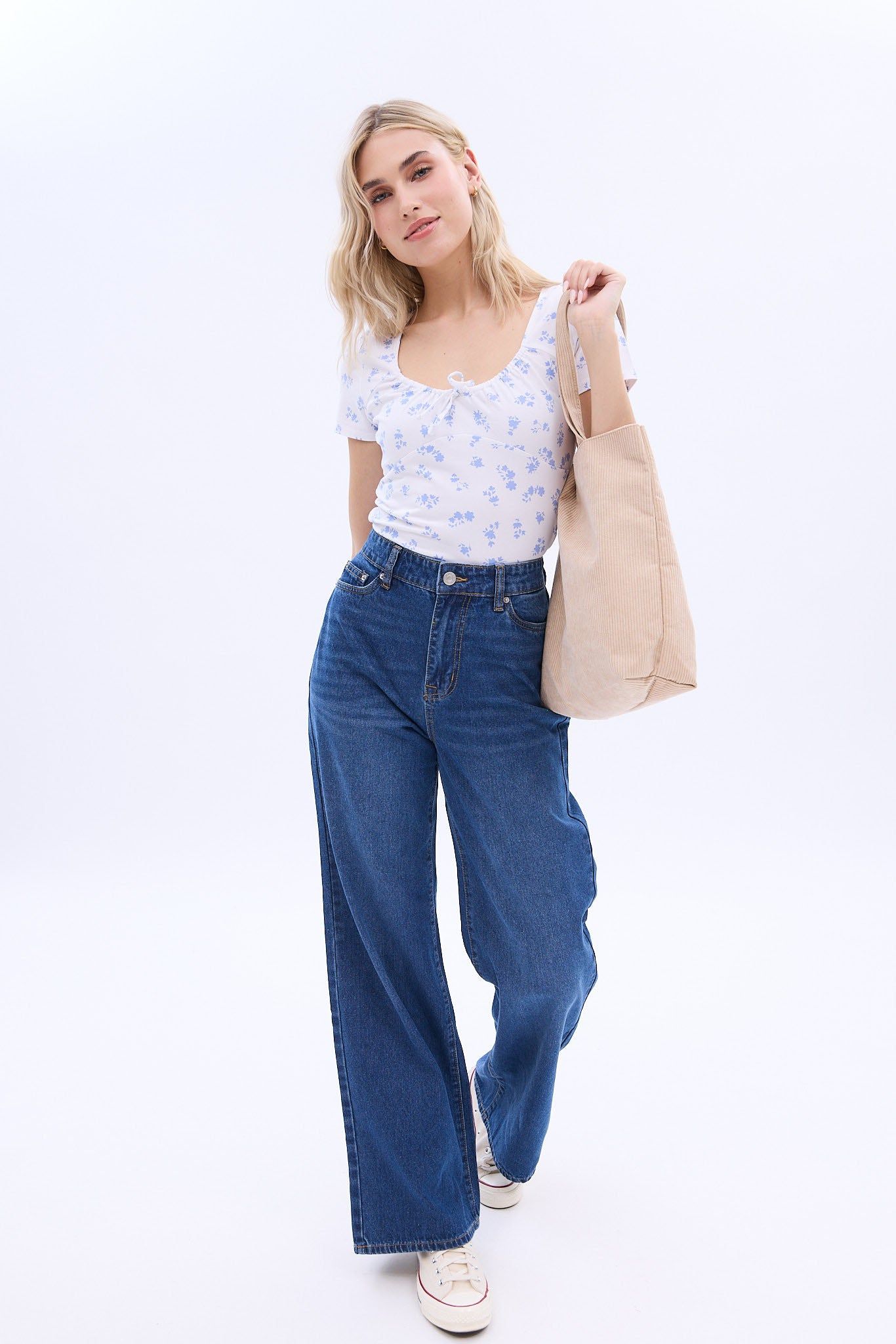 Super High Rise Wide Leg Jean sold by Bluenotes product image thumbnail 3