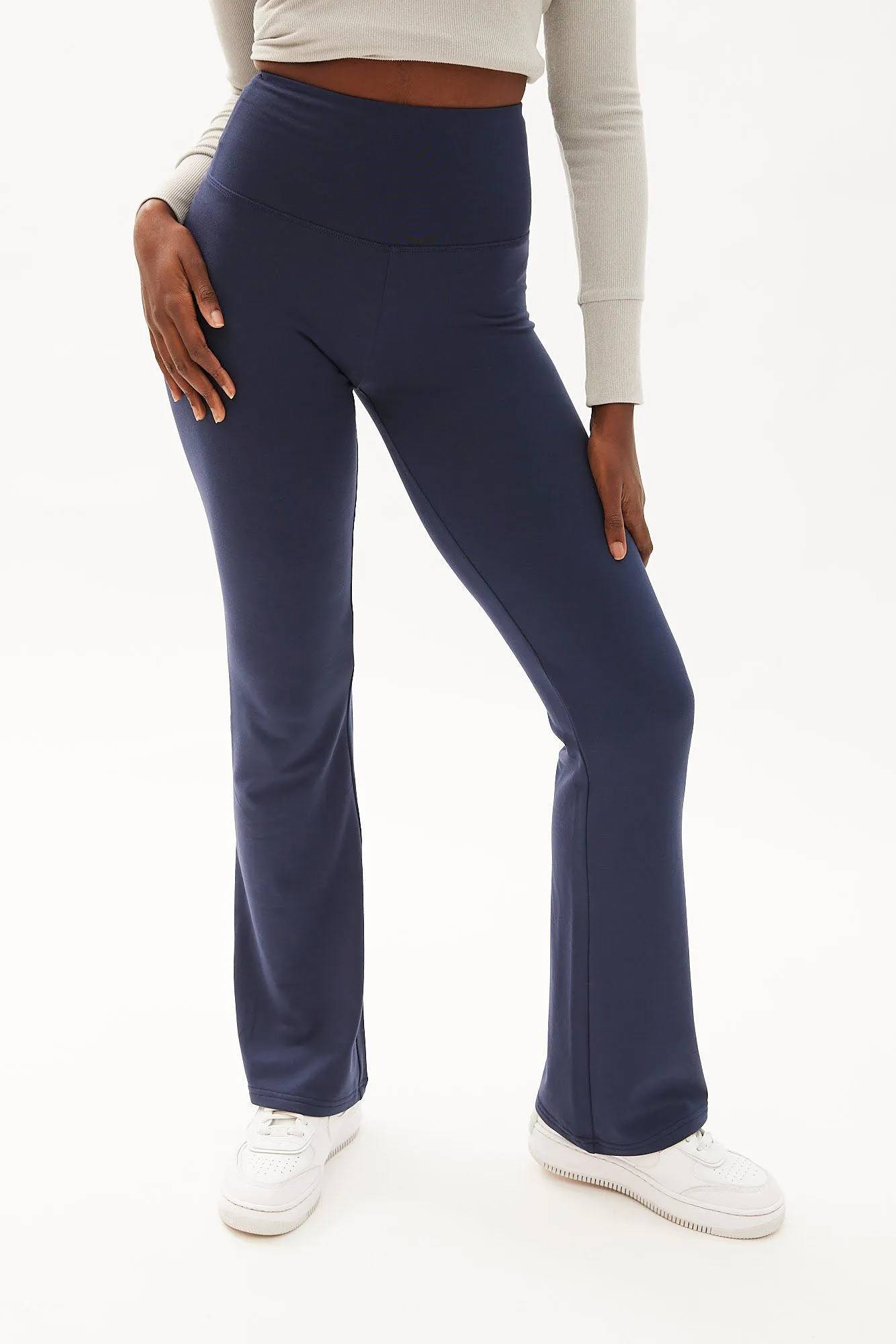 Super Soft Fleeceback Flare Legging sold by Bluenotes product image thumbnail 5