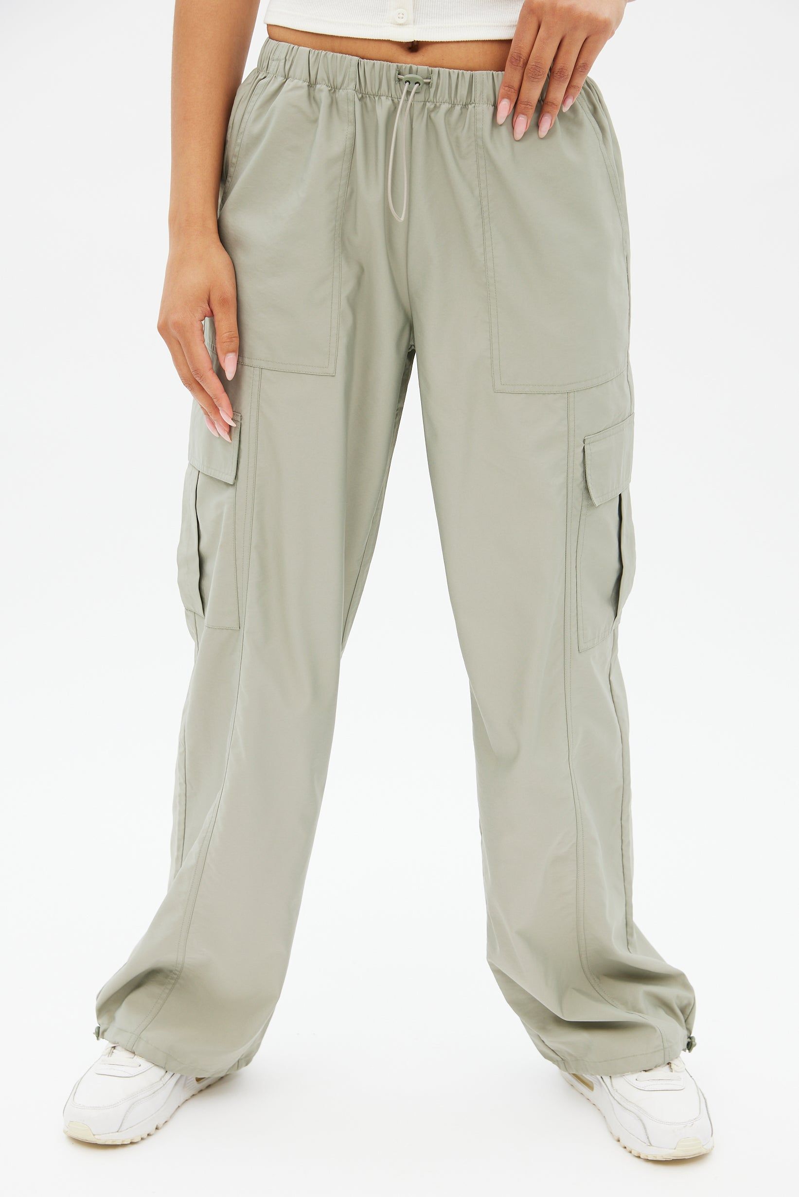 Low Rise Nylon Cargo Parachute Pant sold by Bluenotes