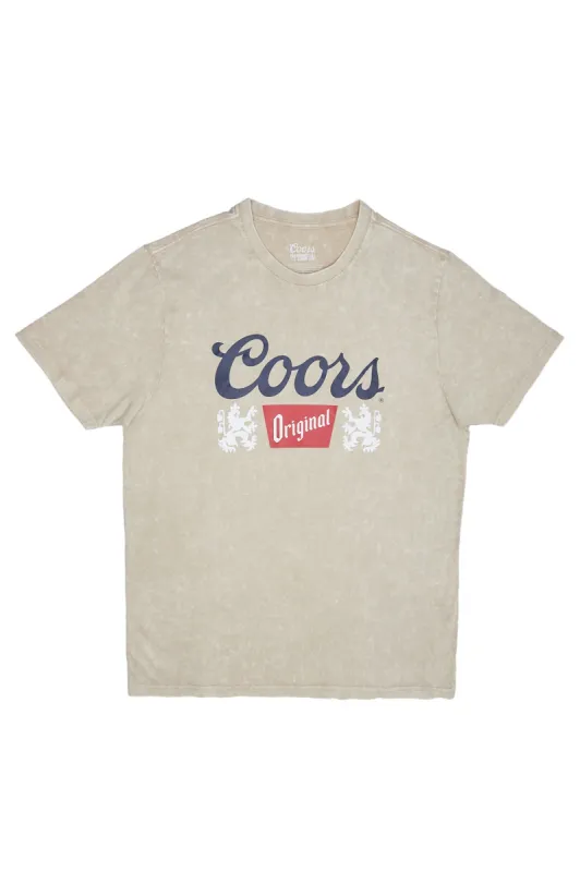 Coors Original Graphic Acid Wash Tee sold by Bluenotes