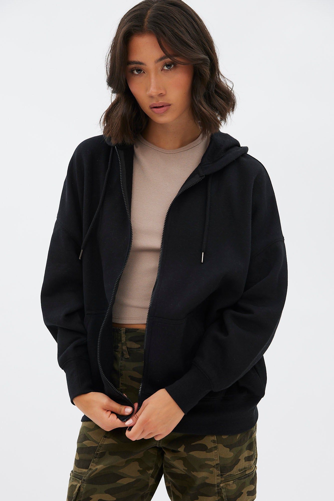 Oversized Zip-Up Hoodie sold by Bluenotes product image thumbnail 2