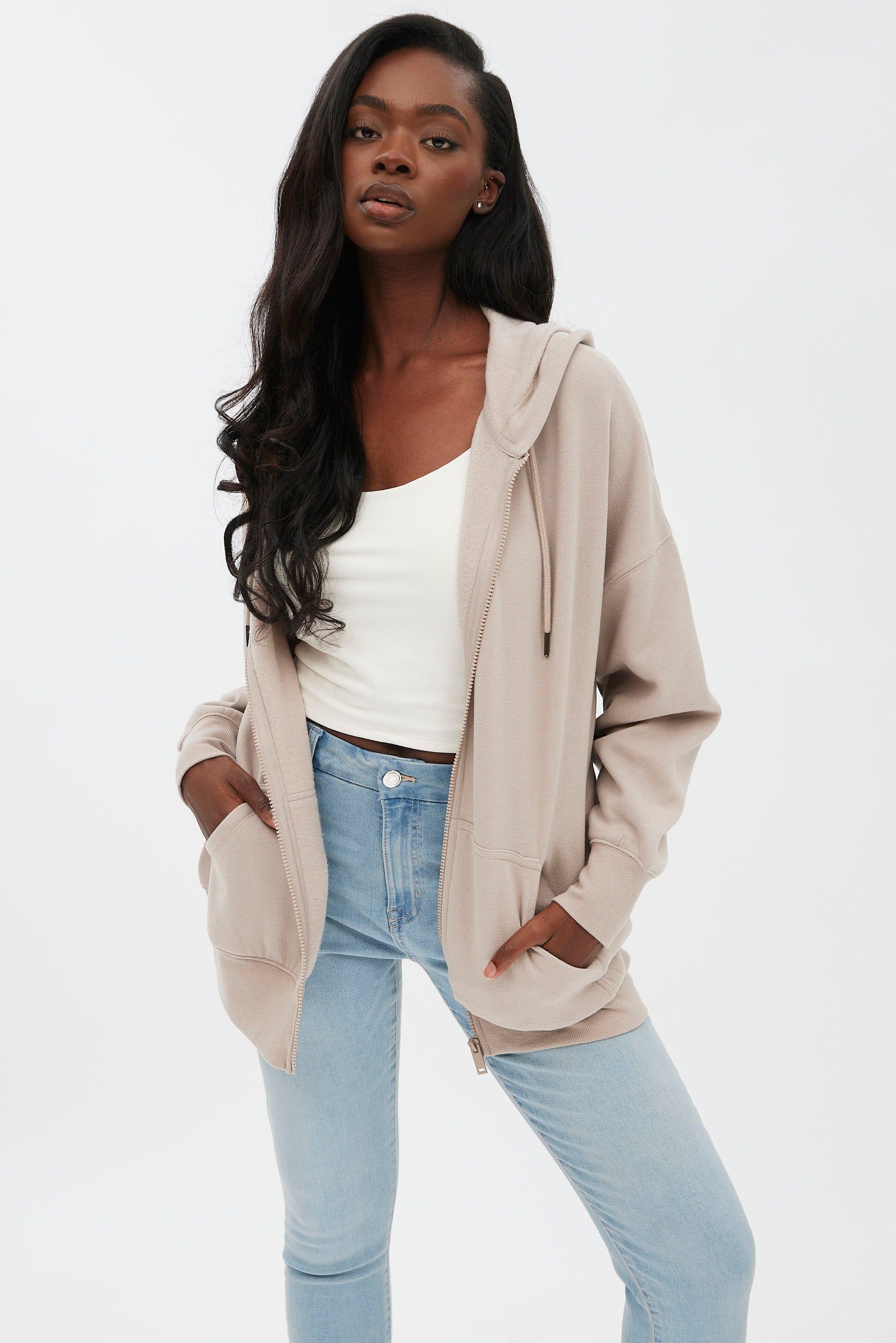 Oversized Zip-Up Hoodie sold by Bluenotes