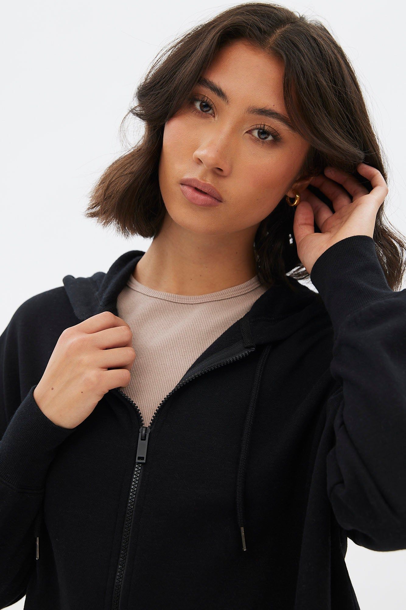 Oversized Zip-Up Hoodie sold by Bluenotes product image thumbnail 4
