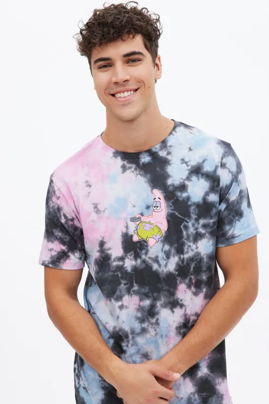 Tie Dye Patrick Star Graphic Tee sold by Bluenotes