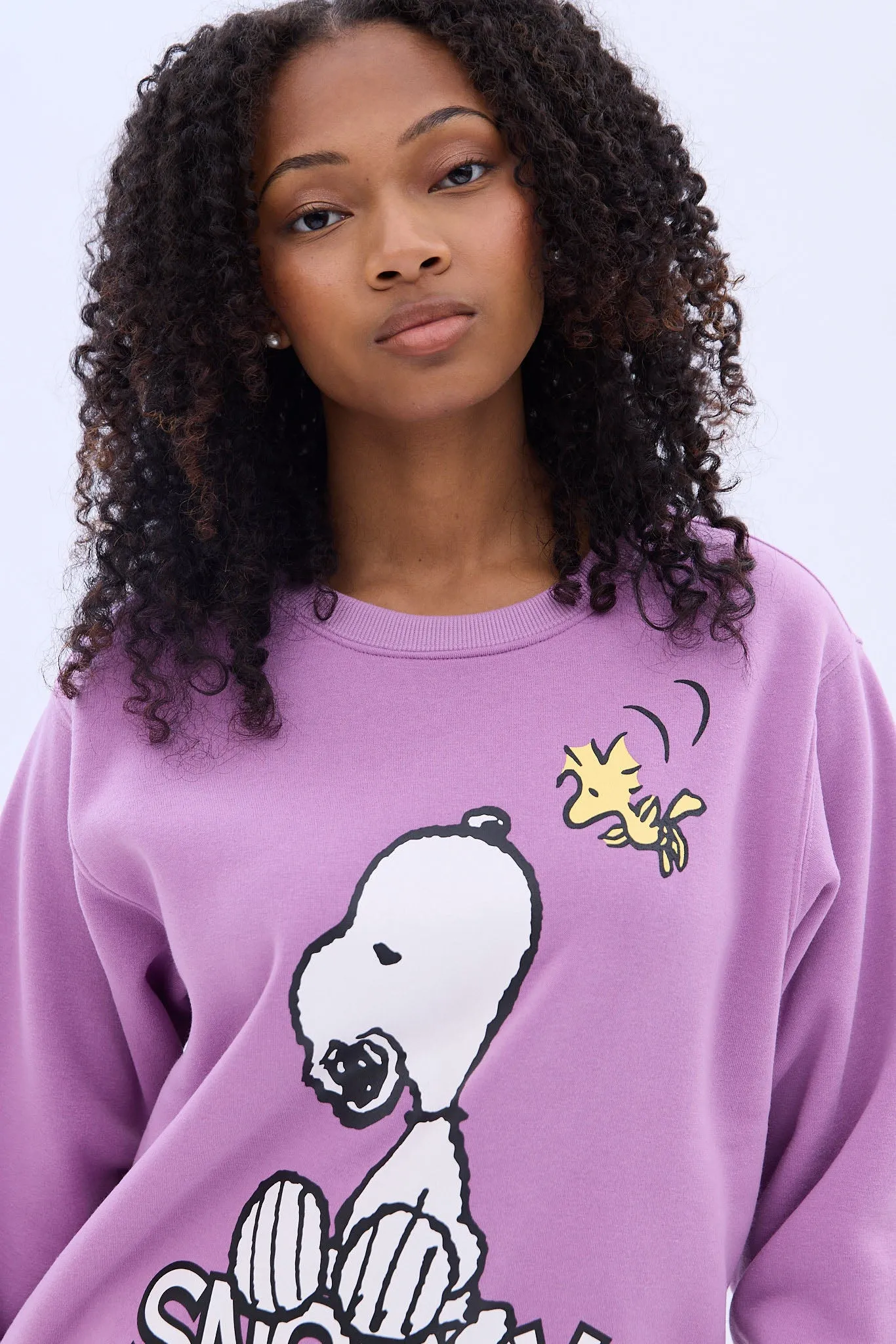 Peanuts Snoopy Woodstock Graphic Crew Neck Sweatshirt sold by Bluenotes product image thumbnail 2