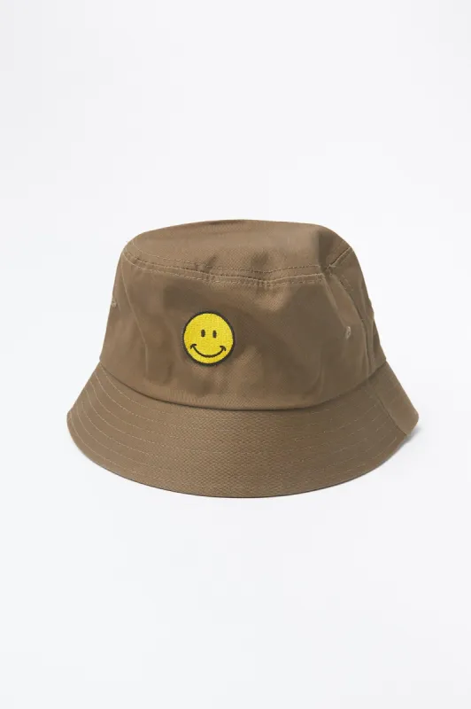 North Western Smiley Embroidered Bucket Hat sold by Bluenotes