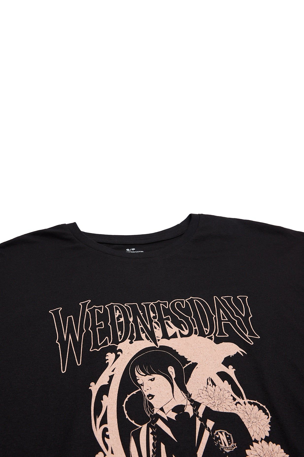 Wednesday Flower Cameo Graphic Boyfriend Tee sold by Bluenotes product image thumbnail 2