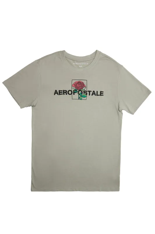 Aéropostale Rose Box Graphic Tee sold by Bluenotes