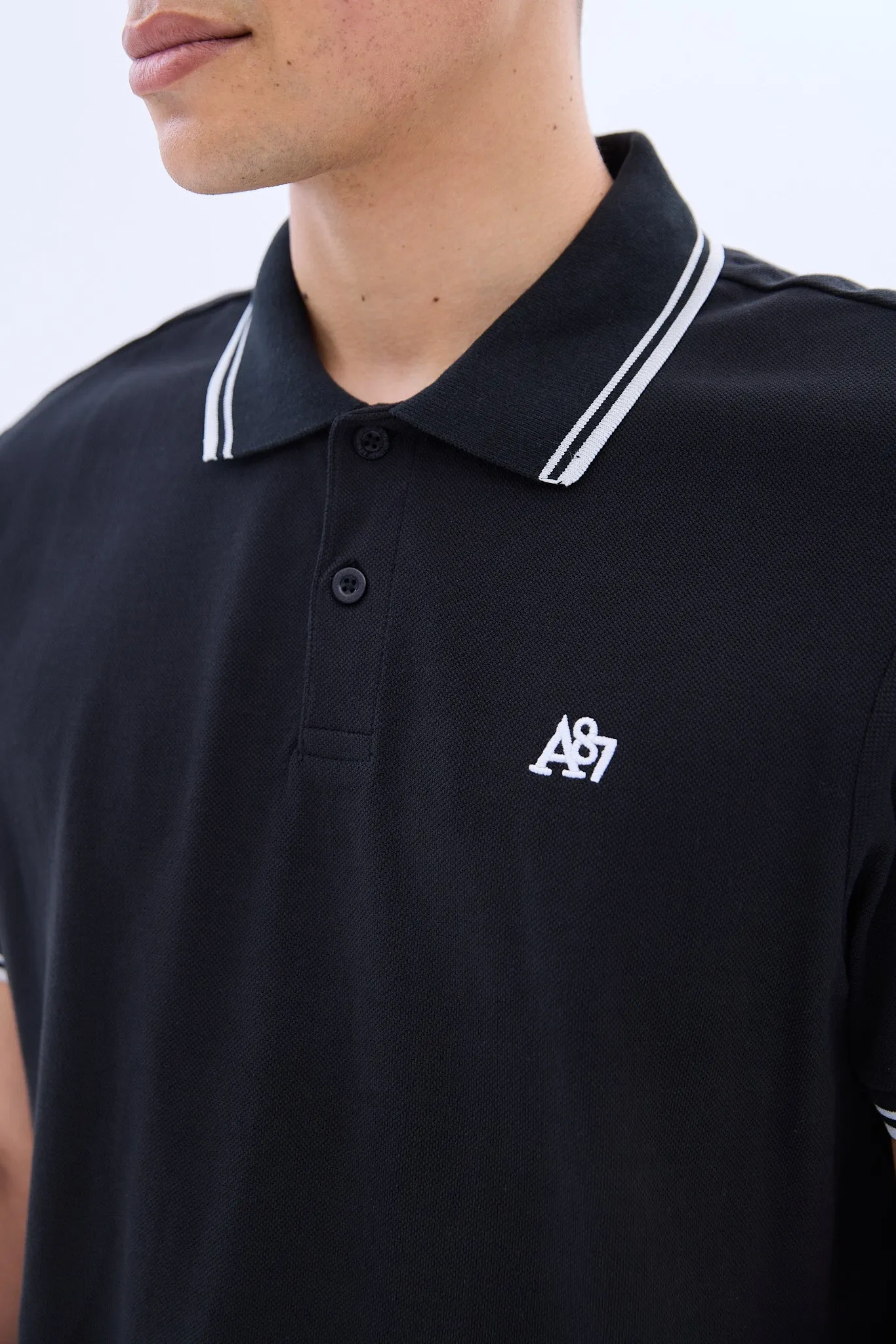 AERO Embroidered Pique Polo sold by Bluenotes product image thumbnail 2