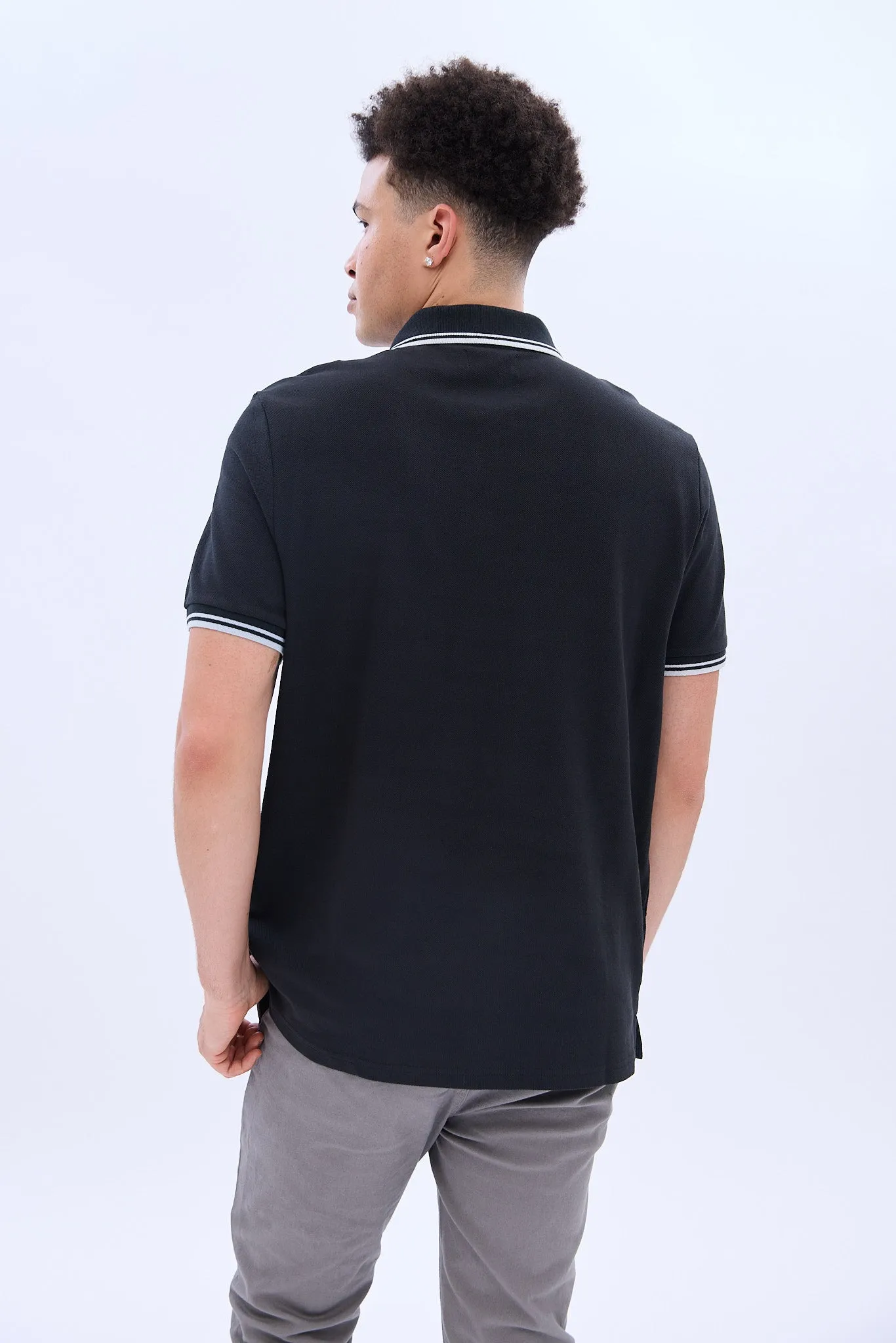 AERO Embroidered Pique Polo sold by Bluenotes product image thumbnail 3