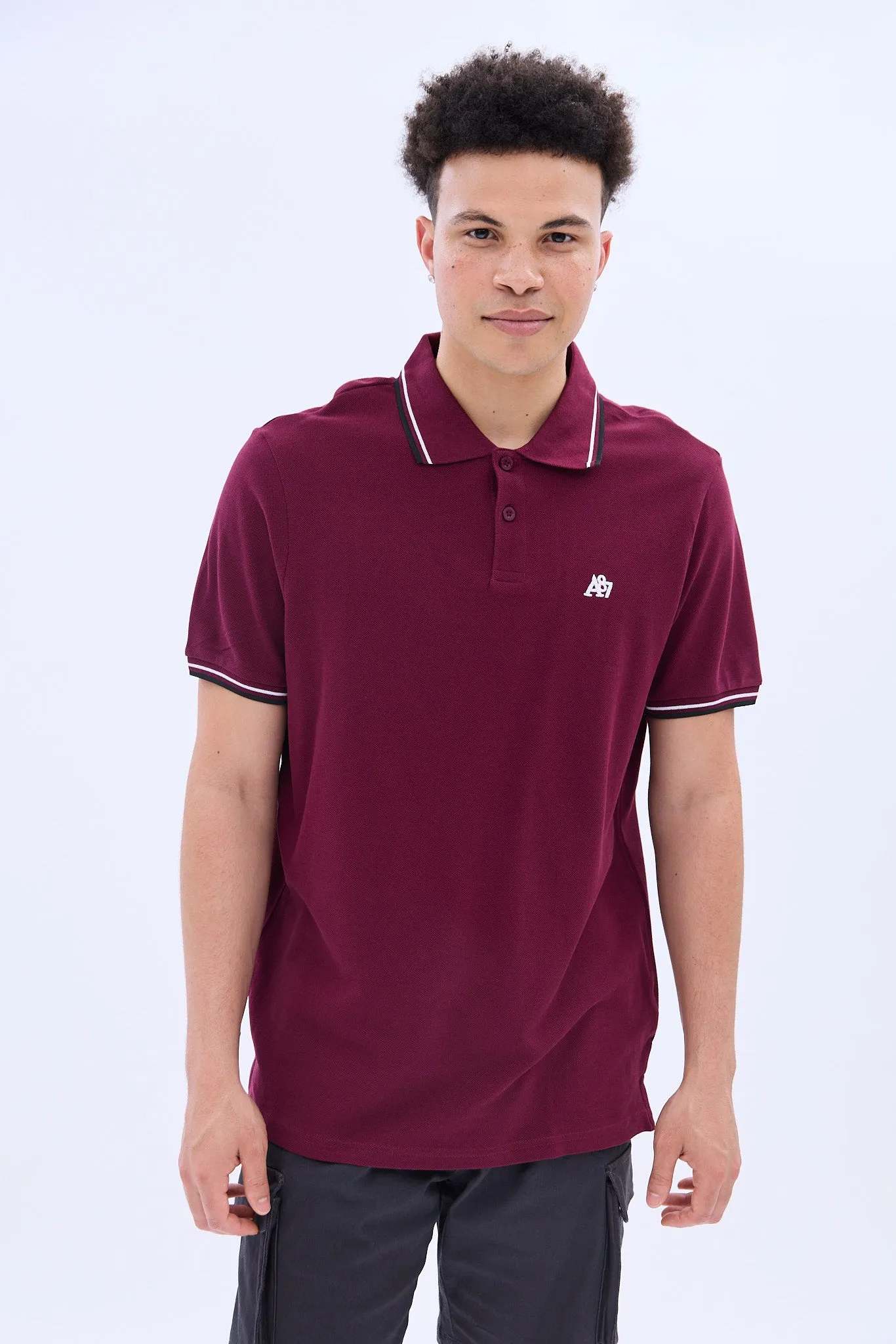 AERO Embroidered Pique Polo sold by Bluenotes product image thumbnail 5