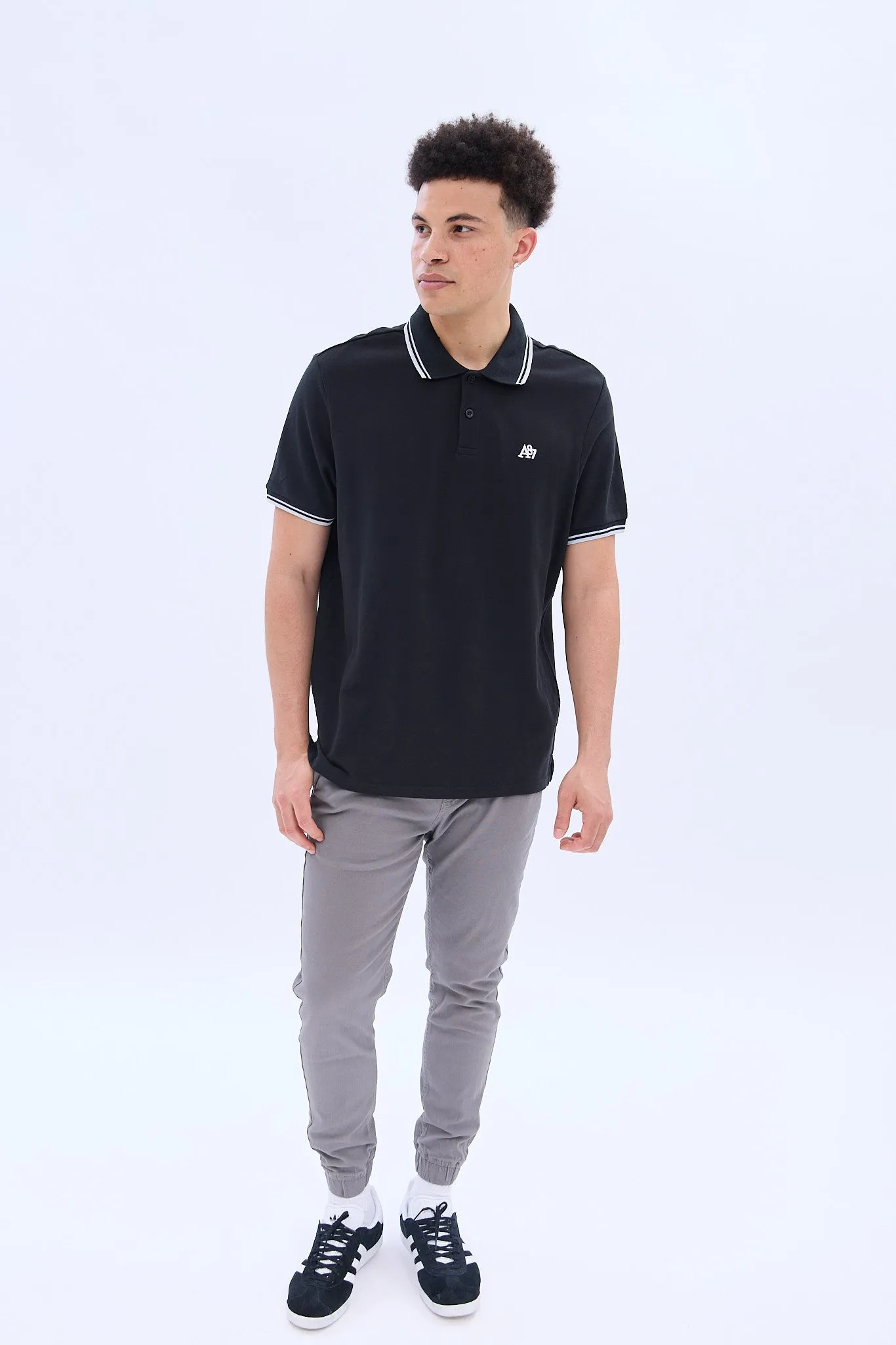 AERO Embroidered Pique Polo sold by Bluenotes product image thumbnail 4