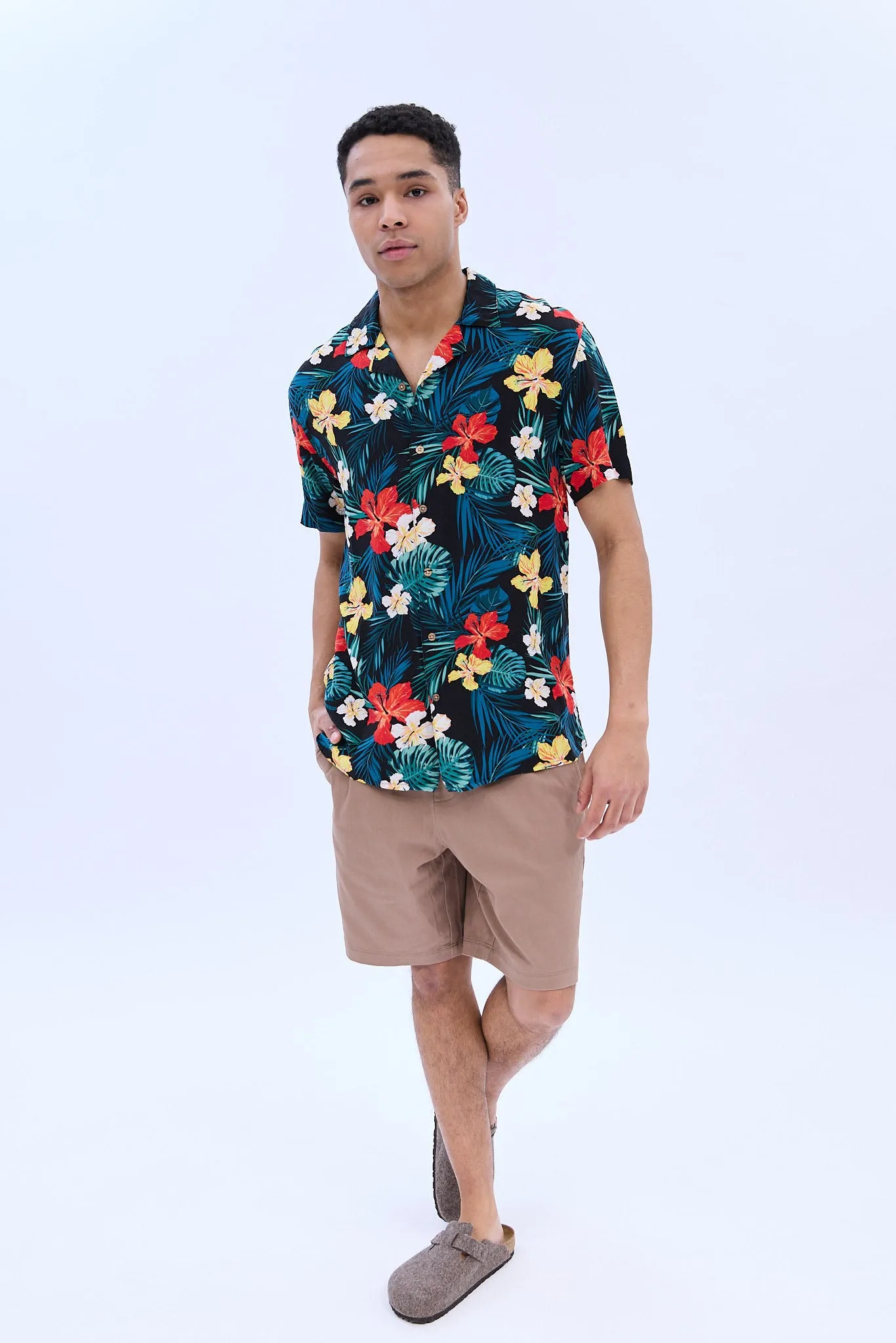 Hawaiian Print Short Sleeve Resort Shirt sold by Bluenotes product image thumbnail 4