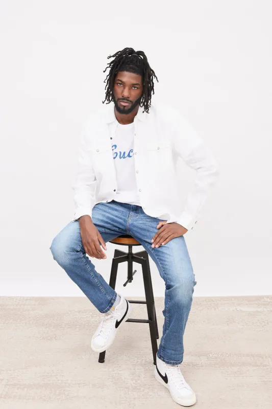 Lucky Brand Athletic Taper Jean sold by Bluenotes