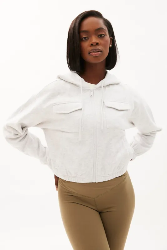 Midi Zip-Up Cargo Hoodie sold by Bluenotes