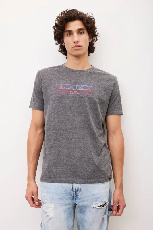 Lucky Customs Venice Burnout Tee made by Bluenotes
