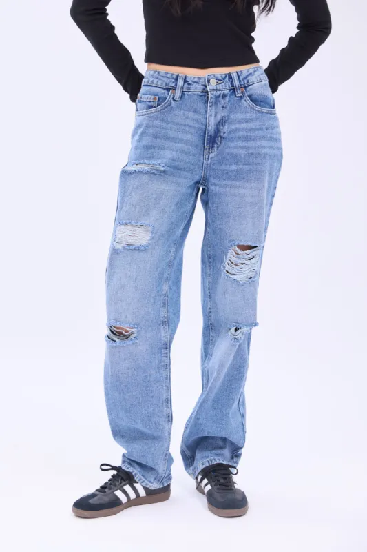 High Rise Baggy Jean sold by Bluenotes