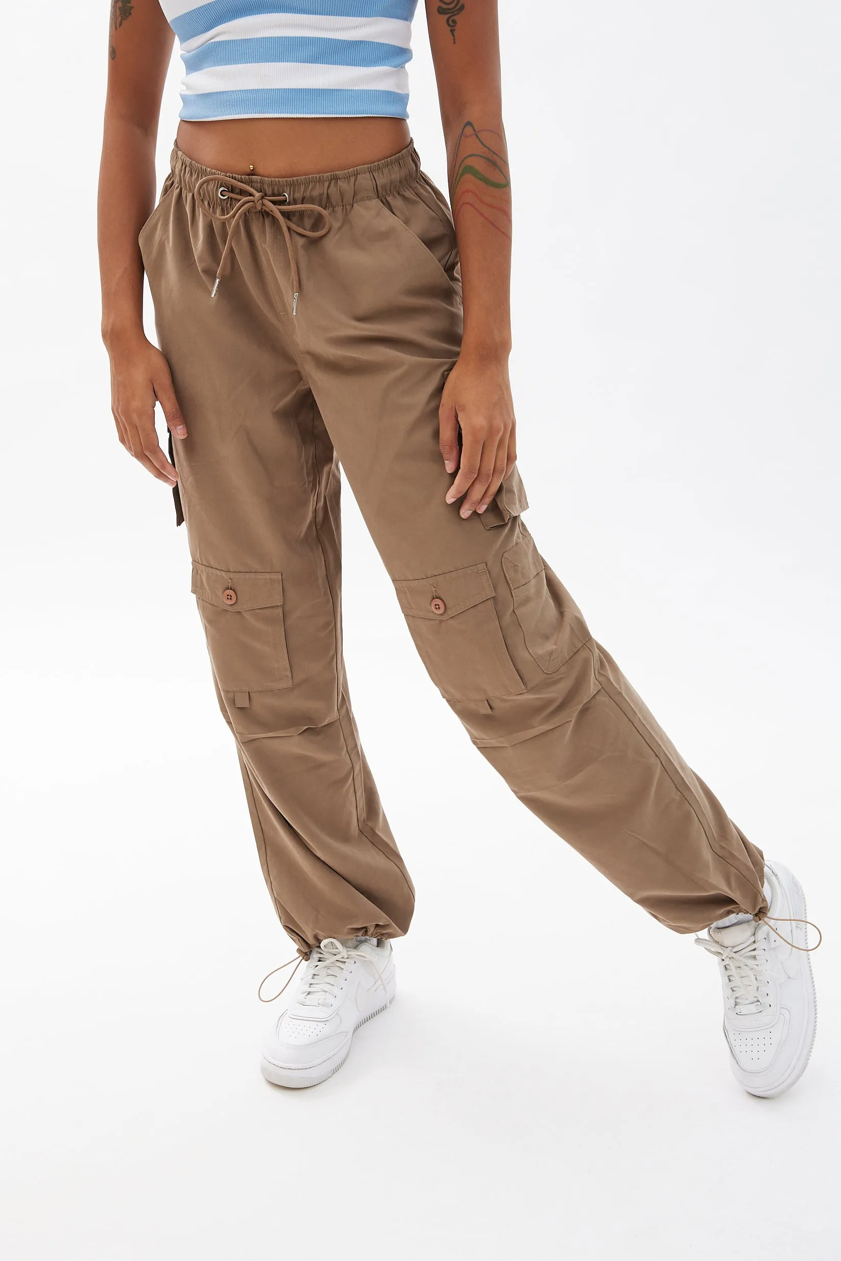 AERO High Rise Cargo Parachute Pant sold by Bluenotes