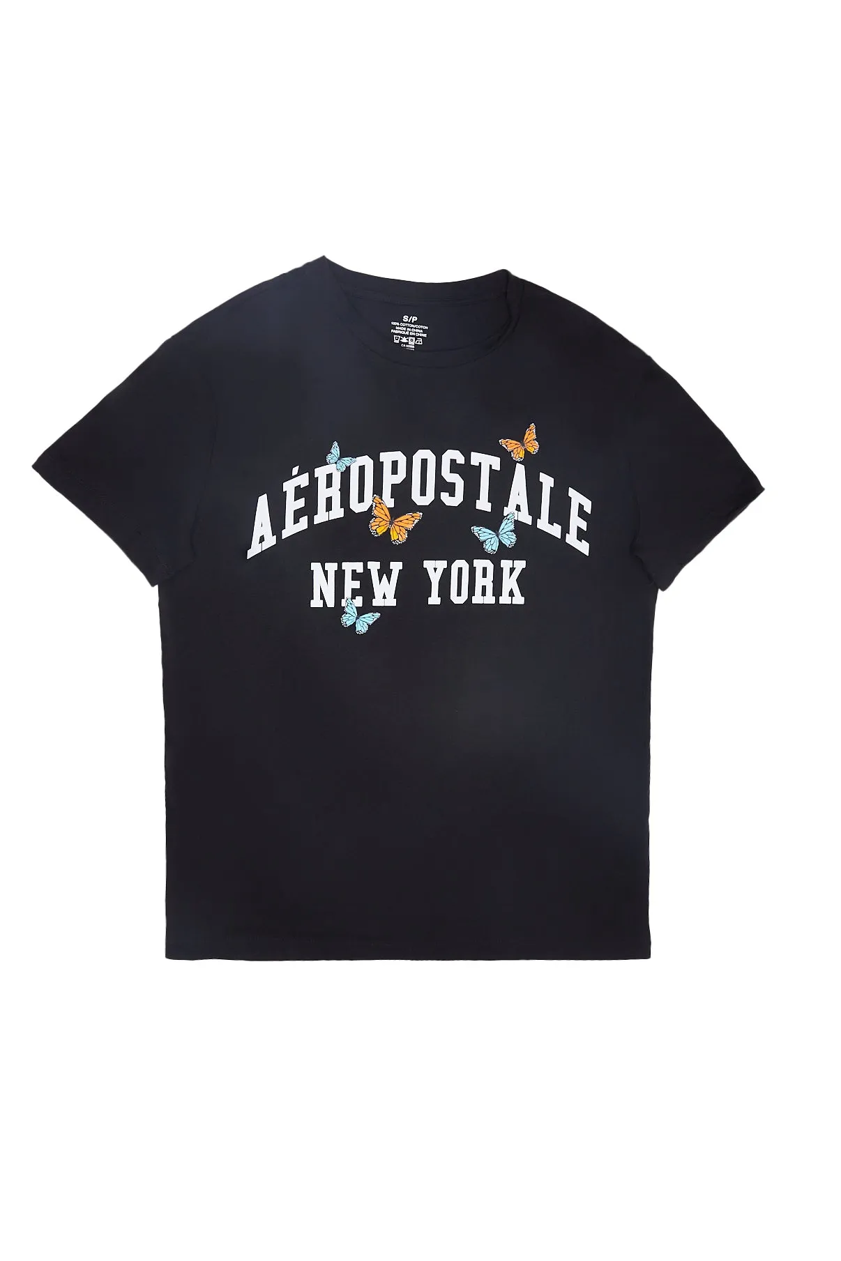 Aéropostale New York Butterflies Graphic Boyfriend Tee sold by Bluenotes