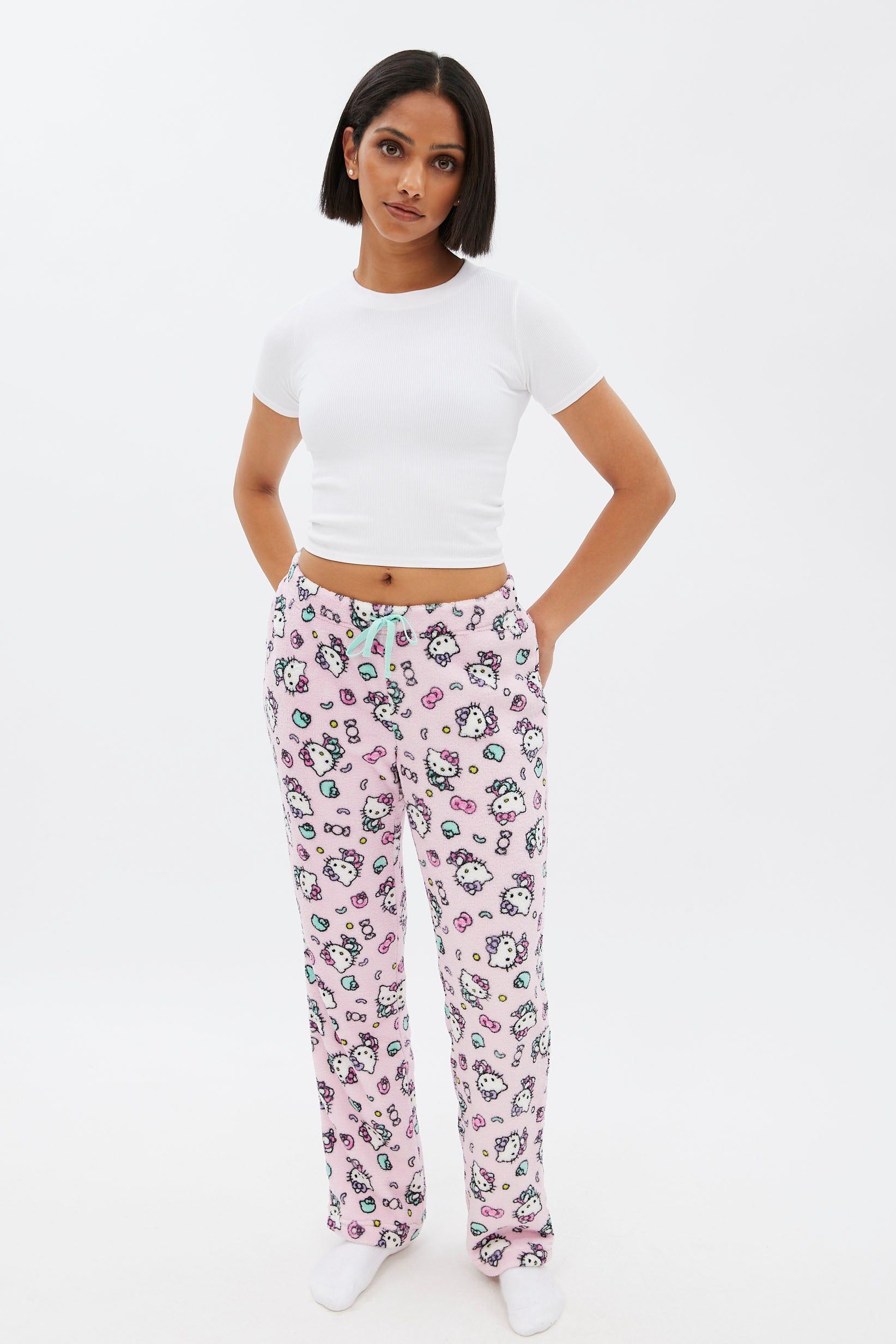Hello Kitty Printed Plush Pajama Pant sold by Bluenotes product image thumbnail 2