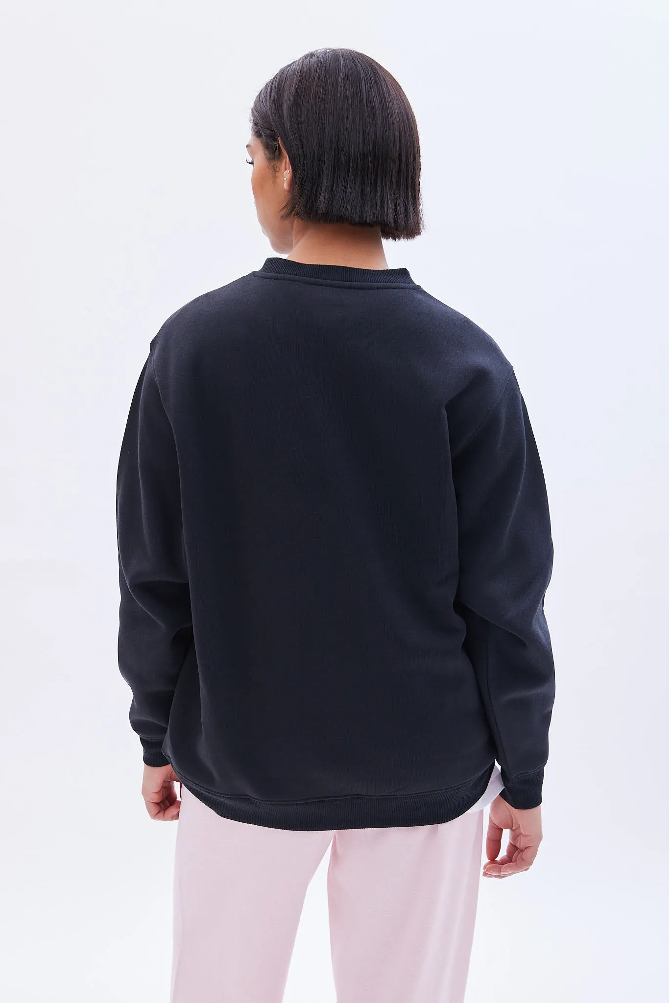 Barbie Graphic Crew Neck Oversized Sweatshirt sold by Bluenotes product image thumbnail 4