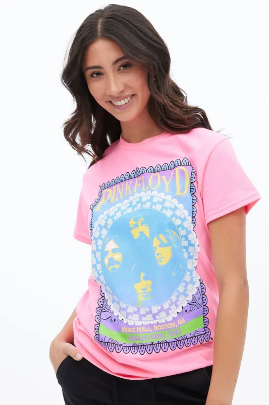Pink Floyd Graphic Boyfriend Tee sold by Bluenotes