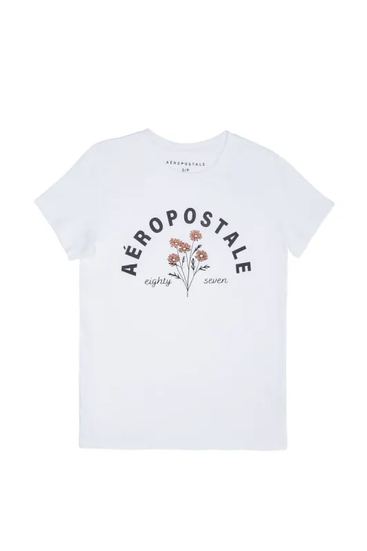 Aéropostale Bouquet Graphic Classic Tee sold by Bluenotes