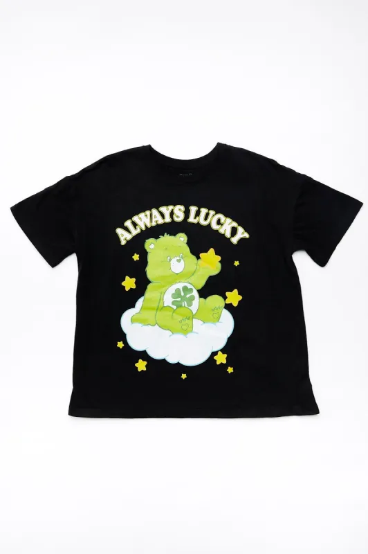 Lucky Care Bear Graphic Boyfriend Tee sold by Bluenotes