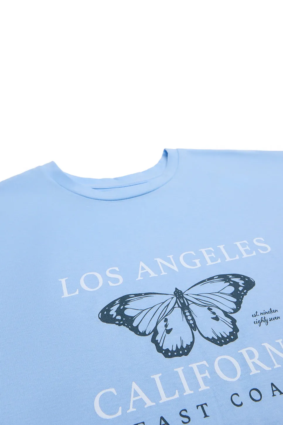 AERO Los Angeles California East Coast Butterfly Graphic Relaxed Tee sold by Bluenotes product image thumbnail 2