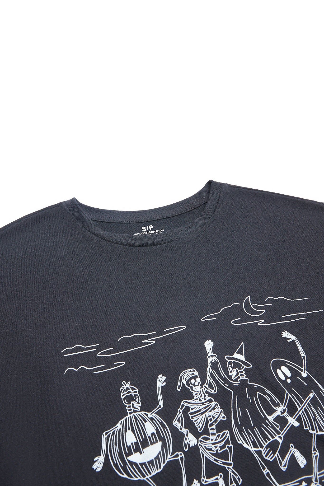 Dancing Skeletons Graphic Boyfriend Tee sold by Bluenotes product image thumbnail 2