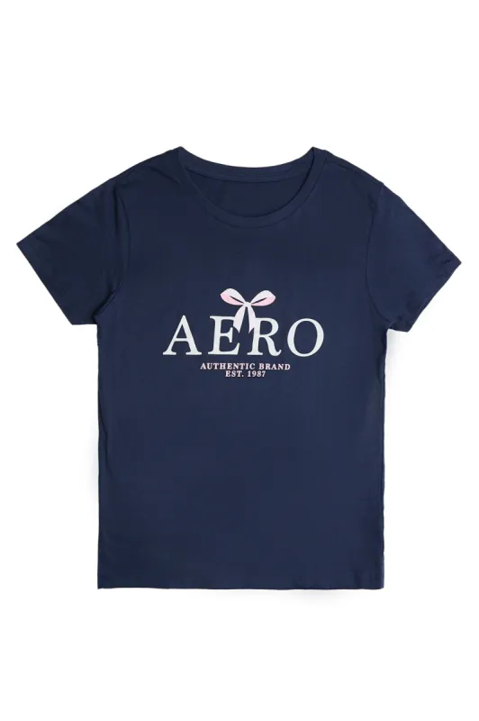 AERO Bow Graphic Classic Tee sold by Bluenotes
