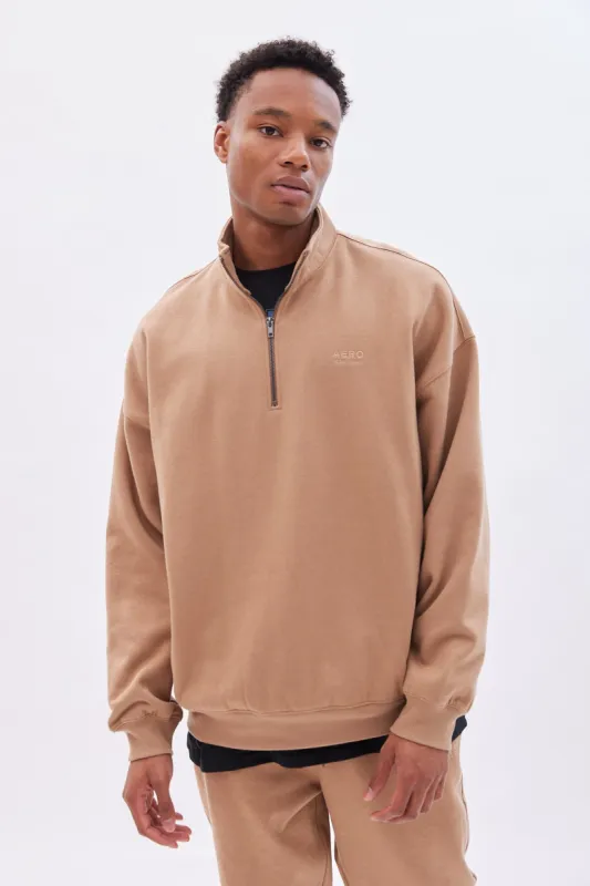 Aéropostale Embroidered Mock Neck Sweatshirt sold by Bluenotes