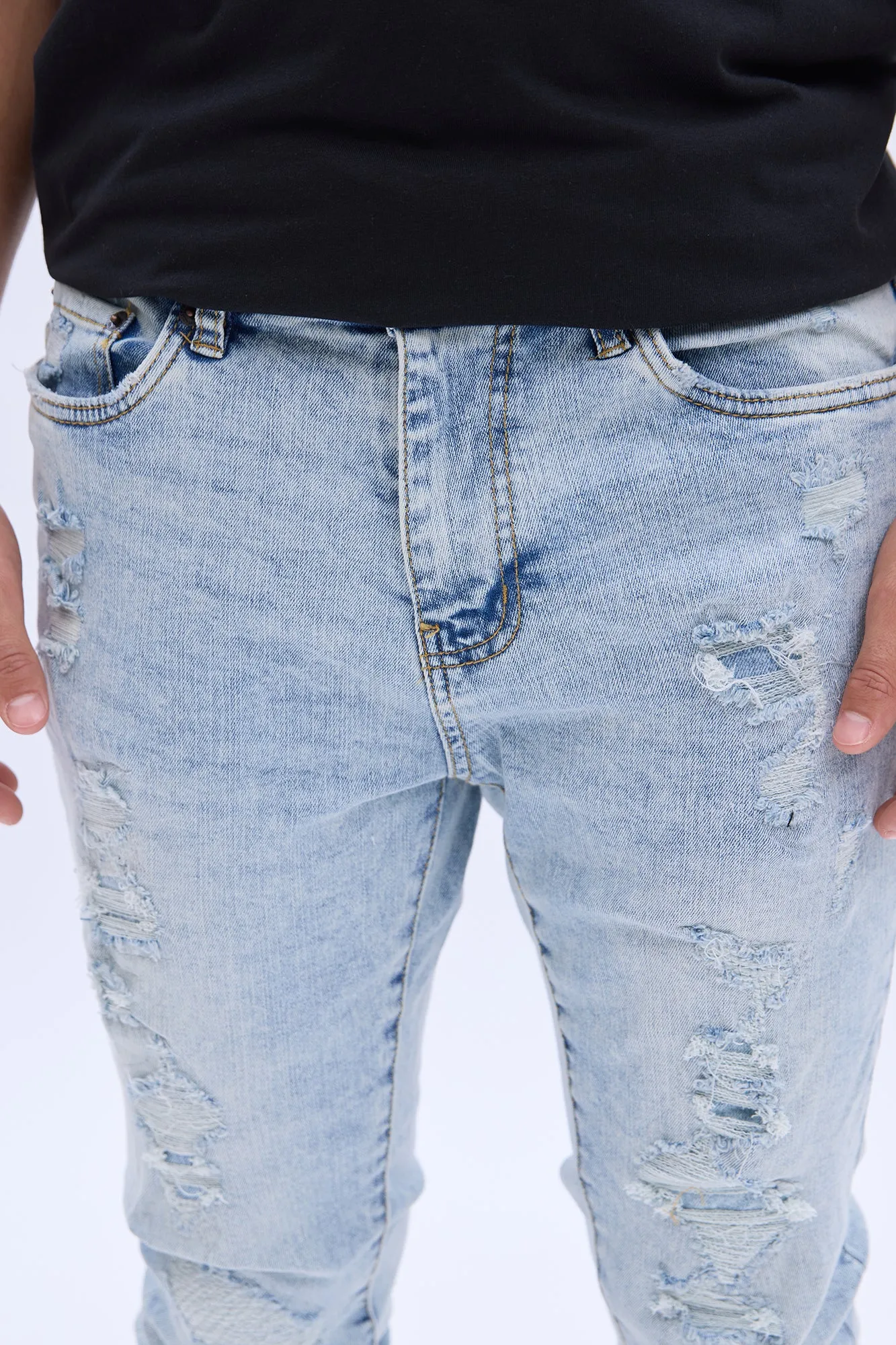 Chase Skinny Rip & Repair Jean sold by Bluenotes product image thumbnail 3