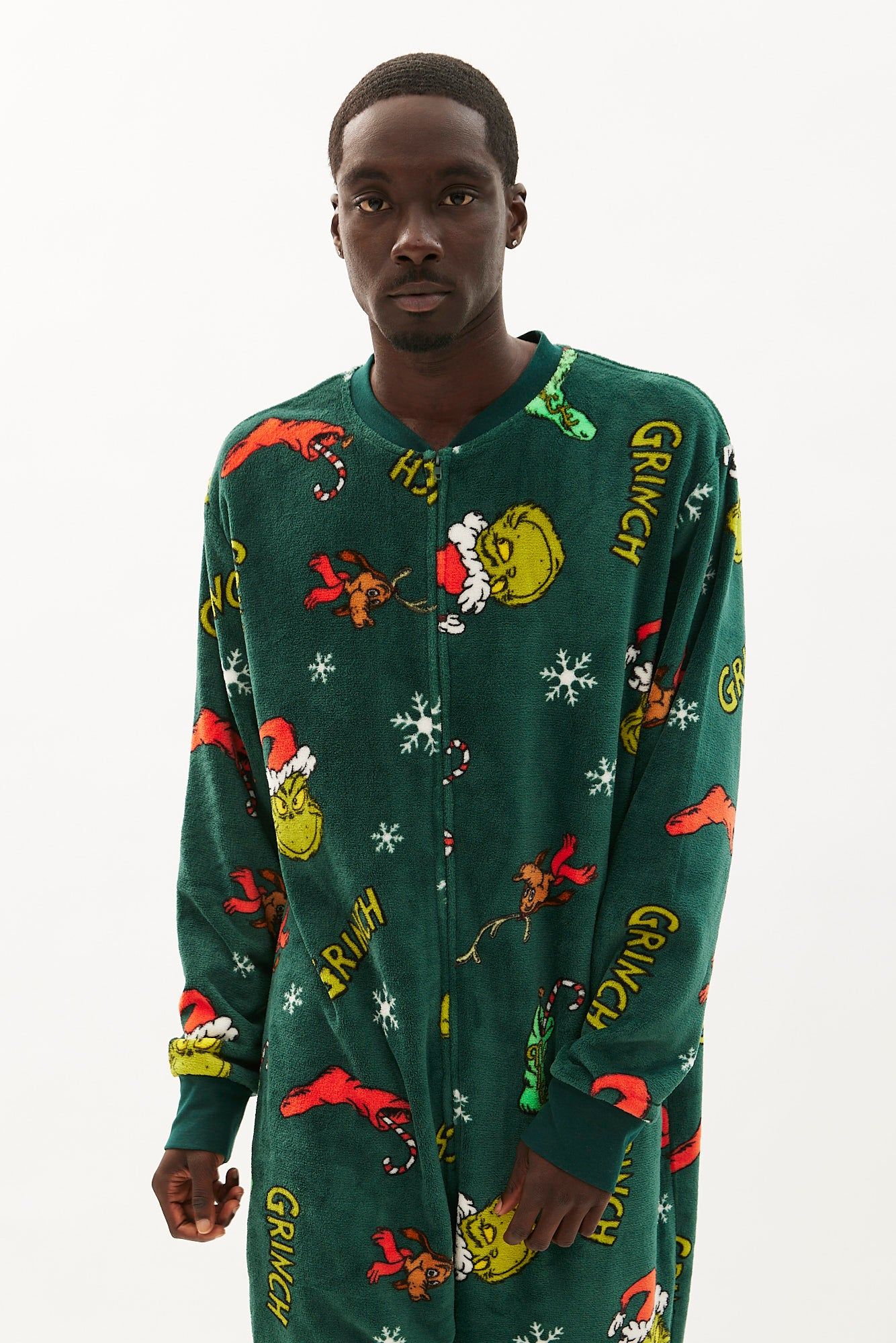 The Grinch Printed Crew Neck Onesie sold by Bluenotes product image thumbnail 2