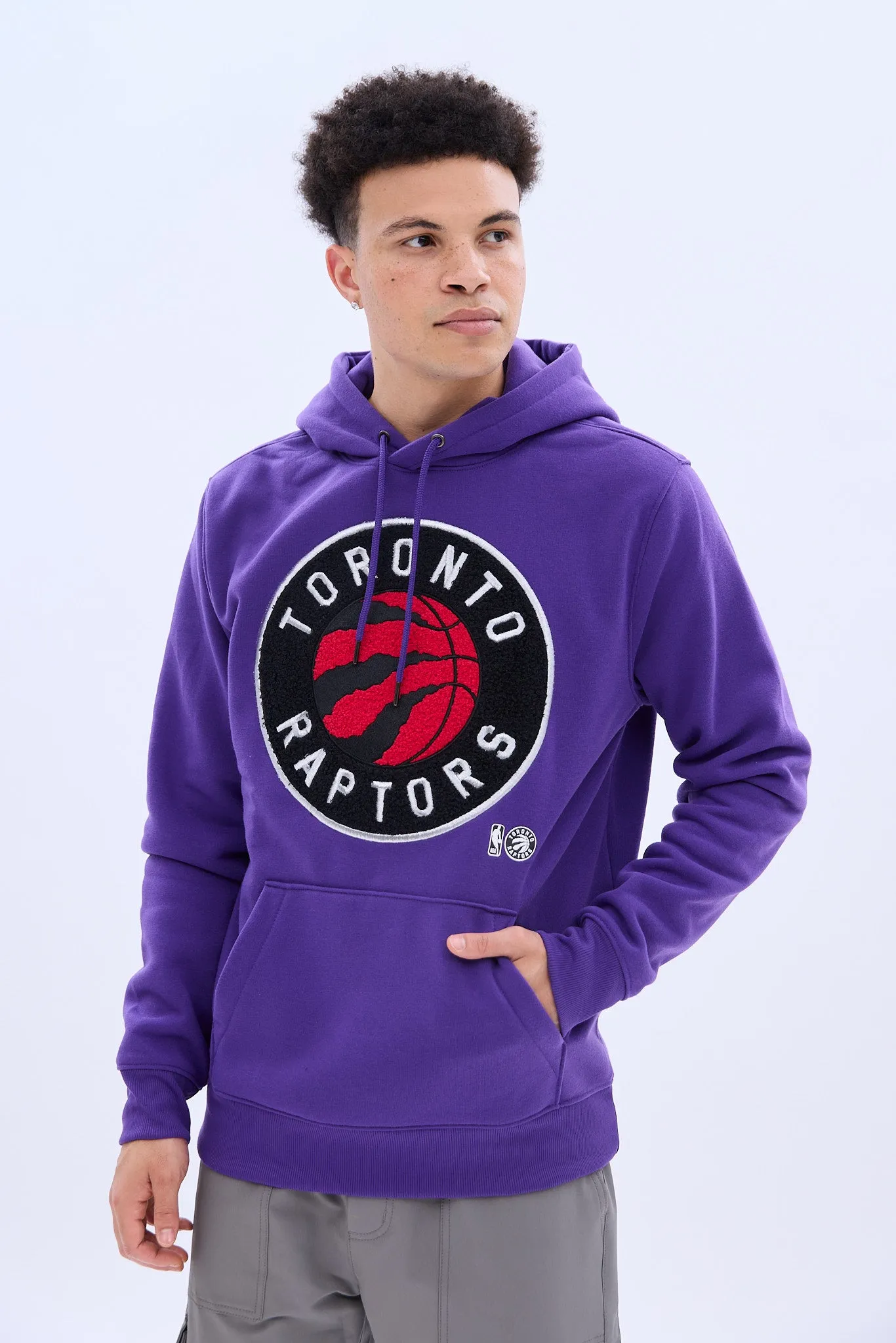 Toronto Raptors Graphic Chenille Applique Pullover Hoodie sold by Bluenotes